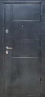 Входная дверь Вега-1 Уральские двери  Букле черный 