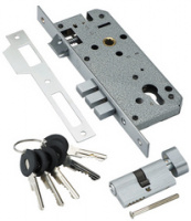 Замок врезной LOCK 4585 5-60B D CHROME ADDENBAU   