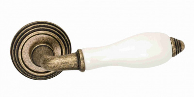Ручка дверная PORCELLANA V214 AGED BRONZE ADDENBAU   