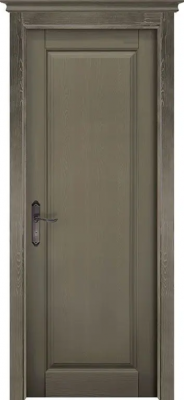 Межкомнатная дверь Андромеда глухая (массив сосны) Олива Эко Doors   Массив сосны