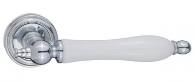 Ручка дверная DH 615-16 CP/WH RENZ   
