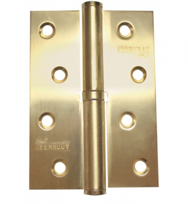 Петля разъемная 100X70X2,5 LEFT SATIN GOLD ADDENBAU   