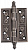 Петля универсальная латунь A030-G 4262 BL.SILVER GENESIS   